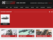 Tablet Screenshot of macleanssports.com